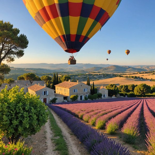 Peut-on trouver une maison de vacances en Provence avec des ateliers de peinture et des excursions en montgolfière?