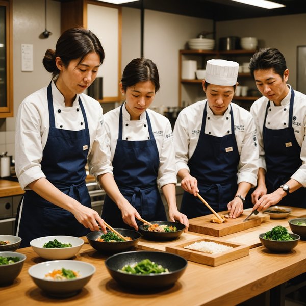 Où participer à des ateliers de cuisine japonaise à Tokyo : chefs et plats recommandés ?