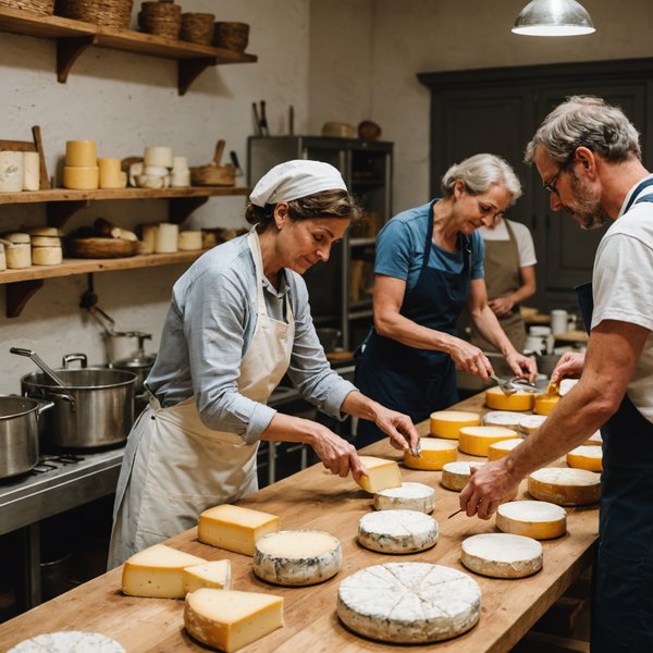 Où participer à des ateliers de fabrication de fromage en France?